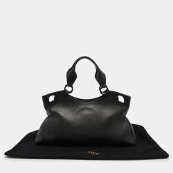 Cartier Black Leather Marcello de Cartier Satchel