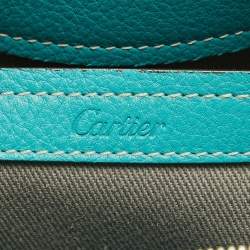 Cartier Green Leather Small C De Cartier Bag