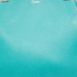 Cartier Green Leather Small C De Cartier Bag