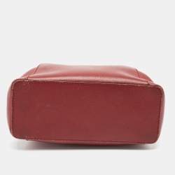 Cartier Red Leather Mini C de Cartier Satchel