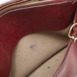 Cartier Red Leather Mini C de Cartier Satchel