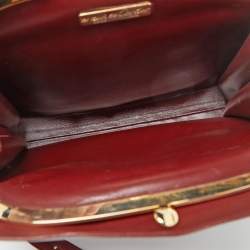 Cartier Burgundy Leather Les Must de Cartier Shoulder Bag