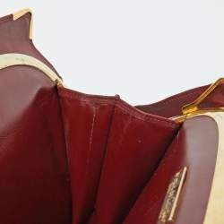 Cartier Burgundy Leather Les Must de Cartier Shoulder Bag