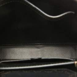 Pre Owned Cartier Black Leather Mini Guirlande De Cartier Top Handle Bag