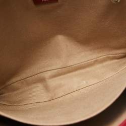 Cartier Burgundy Leather and Suede Marcello De Cartier Flap Top Handle Bag