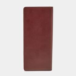 Cartier Red Leather Must de Cartier Bifold Long Wallet