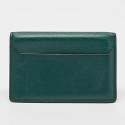 Cartier Green Leather Must de Cartier Card Case