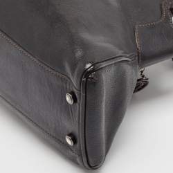 Cartier Black Leather Marcello De Cartier Satchel