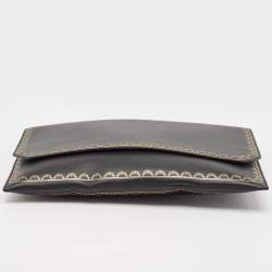 Cartier Black Leather Guirlande de Cartier Clutch