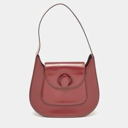 Cartier Burgundy Leather Happy Birthday Hobo