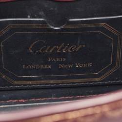 Cartier Burgundy Leather Nano Guirlande de Cartier Crossbody Bag