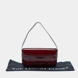 Cartier Red Patent Leather Happy Birthday Flap Bag