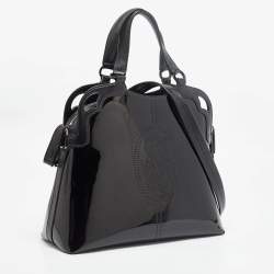 Cartier Black Patent and Leather Marcello de Cartier Satchel