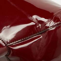 Cartier Burgundy Patent Leather Large Marcello de Cartier Bag