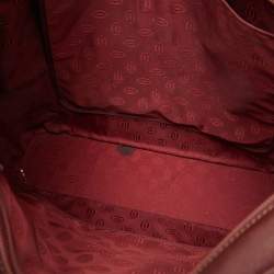 Cartier Burgundy Leather Must de Cartier Tote