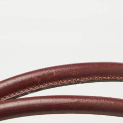 Cartier Burgundy Leather Must de Cartier Tote