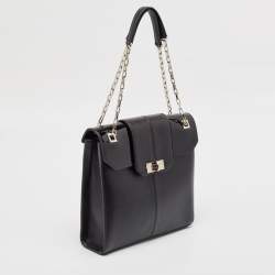 Cartier Black Python, Patent and Leather Feminine Line Tote