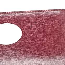 Cartier Burgundy Leather Must de Cartier Flap Shoulder Bag