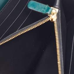 Cartier Green Quilted Leather Panthère De Cartier International Wallet