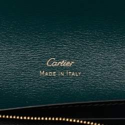 Cartier Green Quilted Leather Panthère De Cartier International Wallet