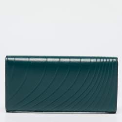 Cartier Green Quilted Leather Panthère De Cartier International Wallet