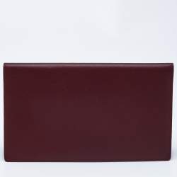 Cartier Burgundy Leather Must de Cartier Wallet Organizer 