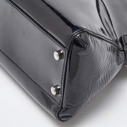 Cartier Black Patent Leather Small Marcello De Cartier Bag