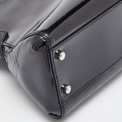 Cartier Black Patent Leather Small Marcello De Cartier Bag