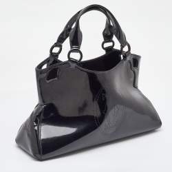 Cartier Black Patent Leather Small Marcello De Cartier Bag