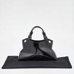 Cartier Black Patent Leather Small Marcello De Cartier Bag