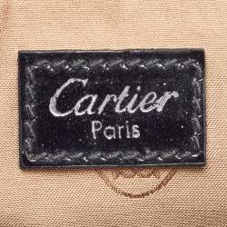 Cartier Black Patent Leather Small Marcello De Cartier Bag