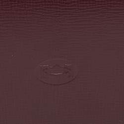 Pre Owned Cartier Red Leather Must de Cartier Continental Wallet