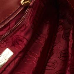 Cartier Red Leather Must de Cartier Clutch