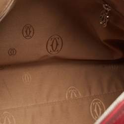 Cartier Burgundy Patent and Leather Marcello de Cartier Satchel