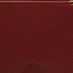 Cartier Burgundy Leather Must de Cartier Long Wallet
