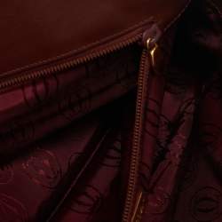 Cartier Burgundy Leather Must de Cartier Clutch