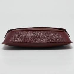 Cartier Burgundy Leather Must de Cartier Clutch