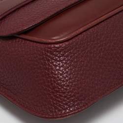 Cartier Burgundy Leather Must de Cartier Clutch