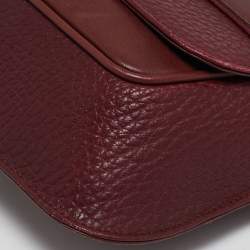 Cartier Burgundy Leather Must de Cartier Clutch