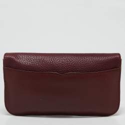 Cartier Burgundy Leather Must de Cartier Clutch