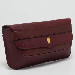 Cartier Burgundy Leather Must de Cartier Clutch