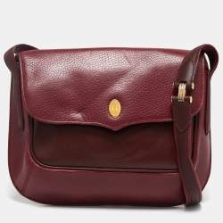 Cartier Burgundy Leather Bucket Bag Cartier | TLC