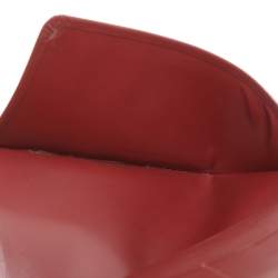 Cartier Burgundy Leather Must De Cartier Bi Fold Long Wallet