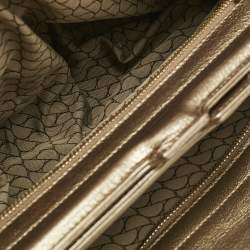 Cartier Metallic Two Tone Leather La Dona Shoulder Bag