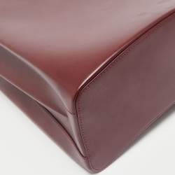 Cartier Burgundy Leather Trinity Bag