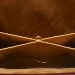 Cartier Burgundy Leather Trinity Bag