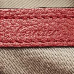 Cartier Dark Red Leather Mini C de Cartier Satchel