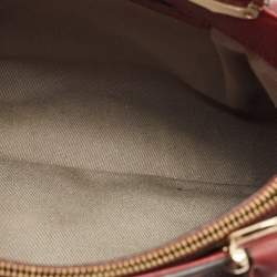 Cartier Dark Red Leather Mini C de Cartier Satchel