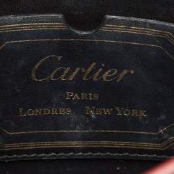 Cartier Red Leather Mini Guirlande De Cartier Top Handle Bag