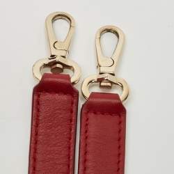 Cartier Red Leather Mini Guirlande De Cartier Top Handle Bag